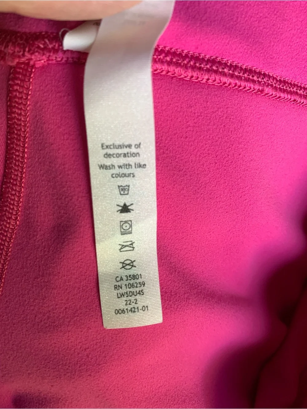 lululemon athletica Hot Pink High-Rise Performance Leggings size 18